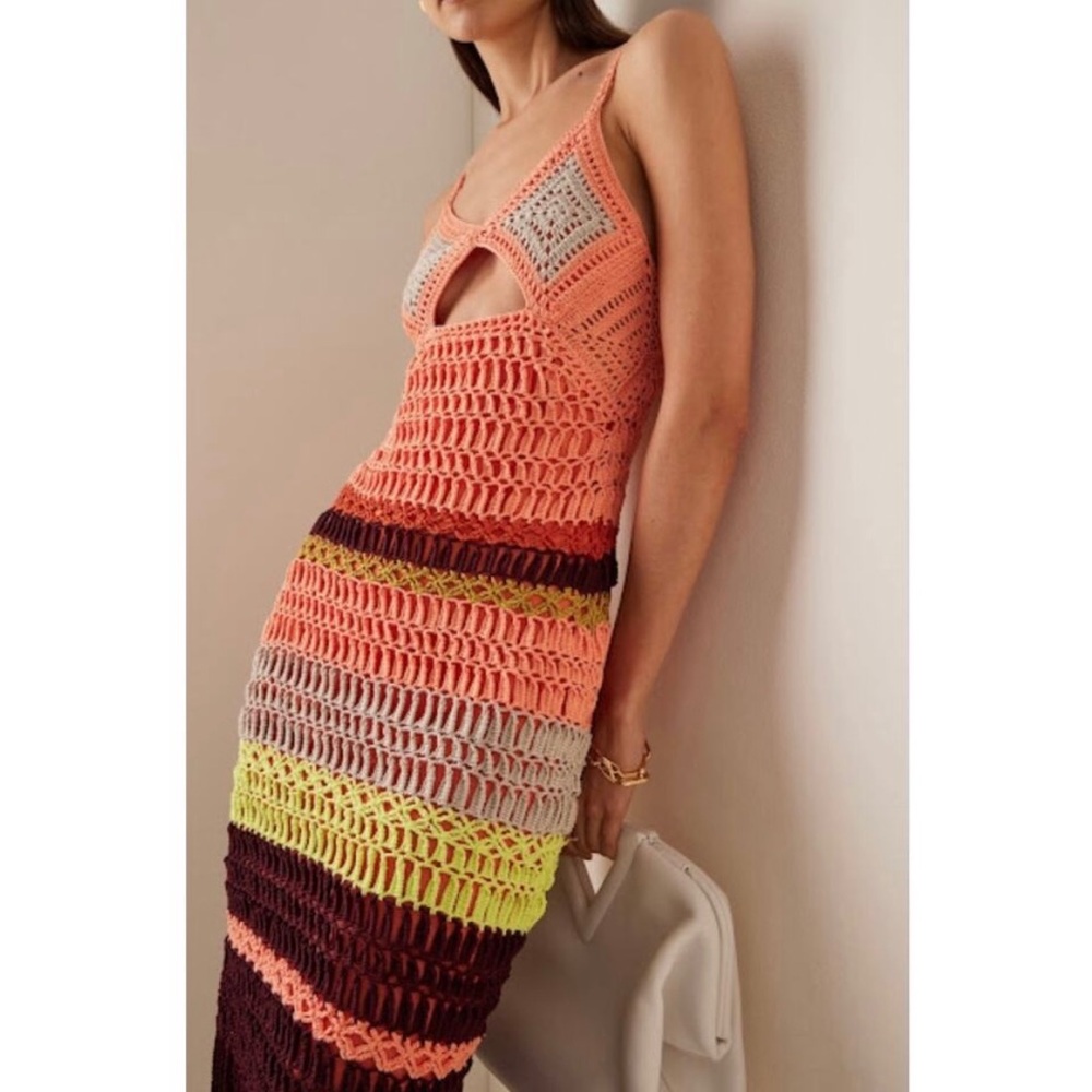 Jonathan Simkhai Marie Maxi Dress in
Merlot Multi